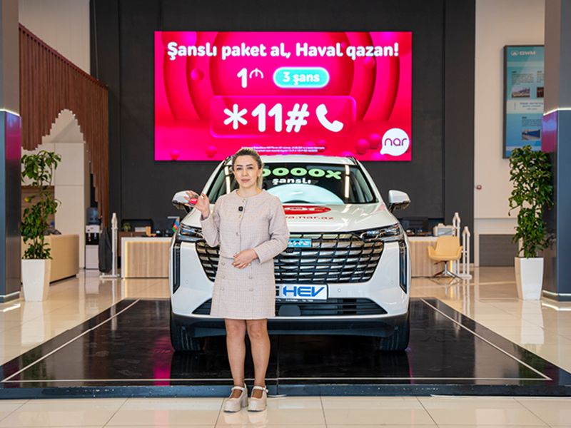 Nar daha bir abunəçisini “Haval H6 Ultra” avtomobili ilə sevindirdi