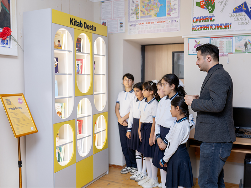 Nar şagirdlər arasında oxu mədəniyyətini təşviq edir